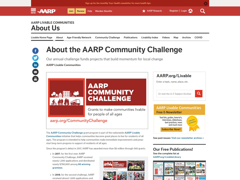 AARP Community Challenge