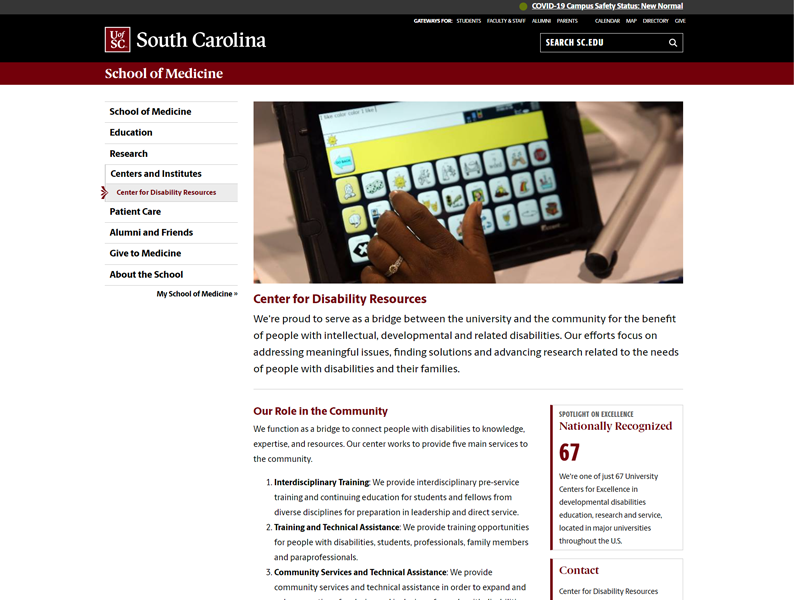 USC Center for Disability Resources