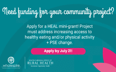 New HEAL funding opportunity available to SC communities