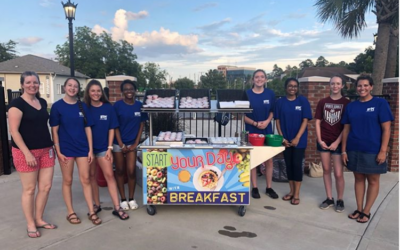 High School Students Help Increase Breakfast Participation at White Knoll