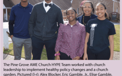 Columbia youth lead healthy changes at Pine Grove AME Church