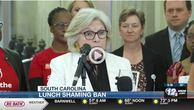 Lawmakers urged to ban ‘meal shaming’ in S.C. schools