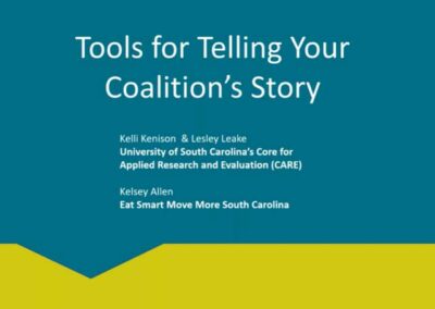 Tools for Telling Your Coalition’s Story