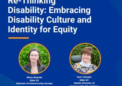 Re-Thinking Disability: Embracing Disability Culture and Identity for Equity